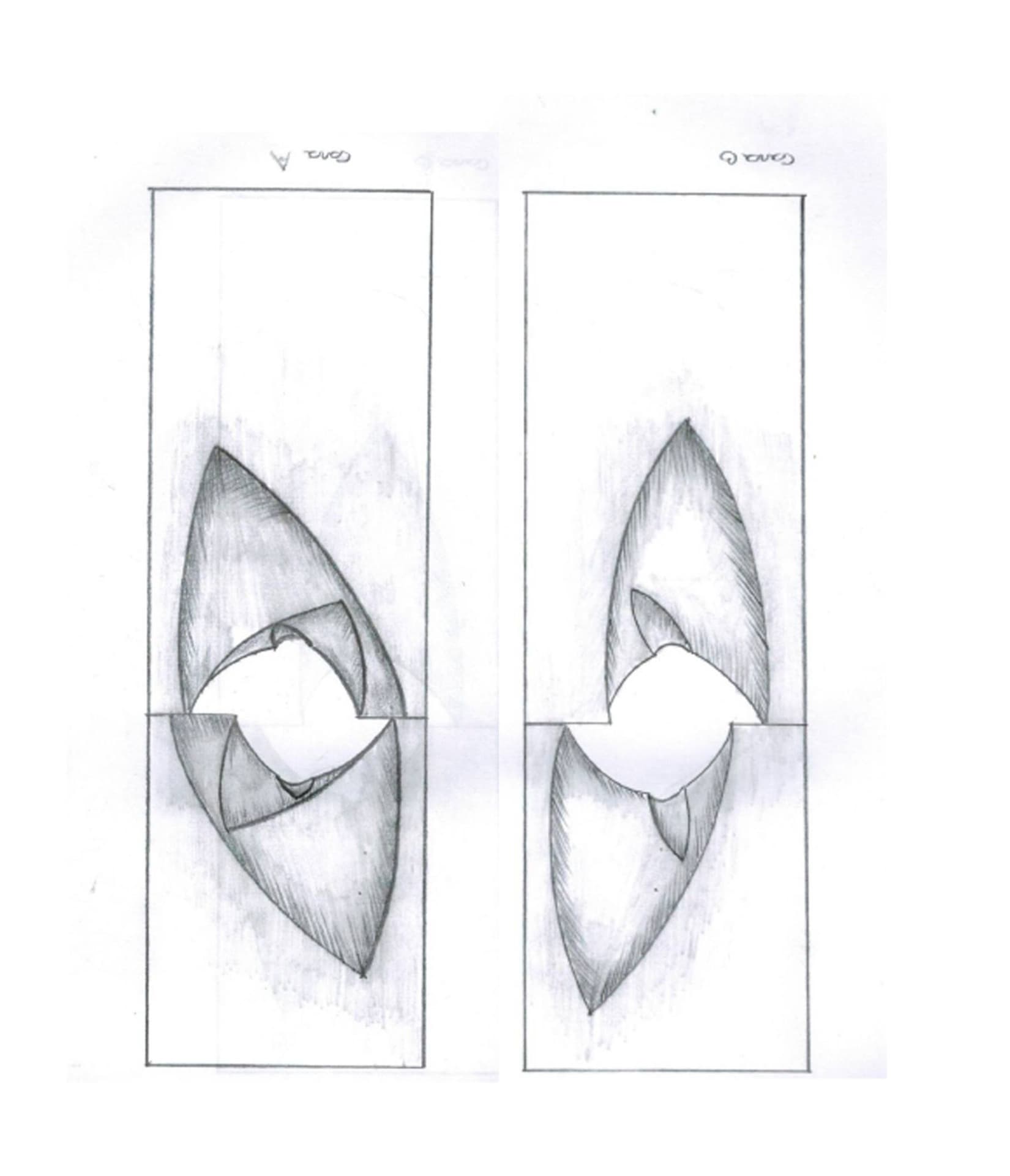 Boceto — Estudio de volumen y masa