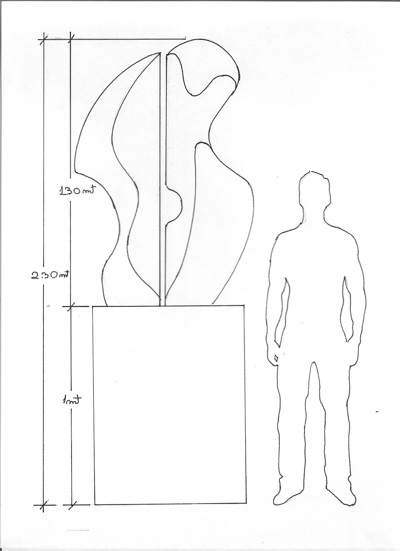 Boceto Escala — Estudio de proporciones y dimensiones