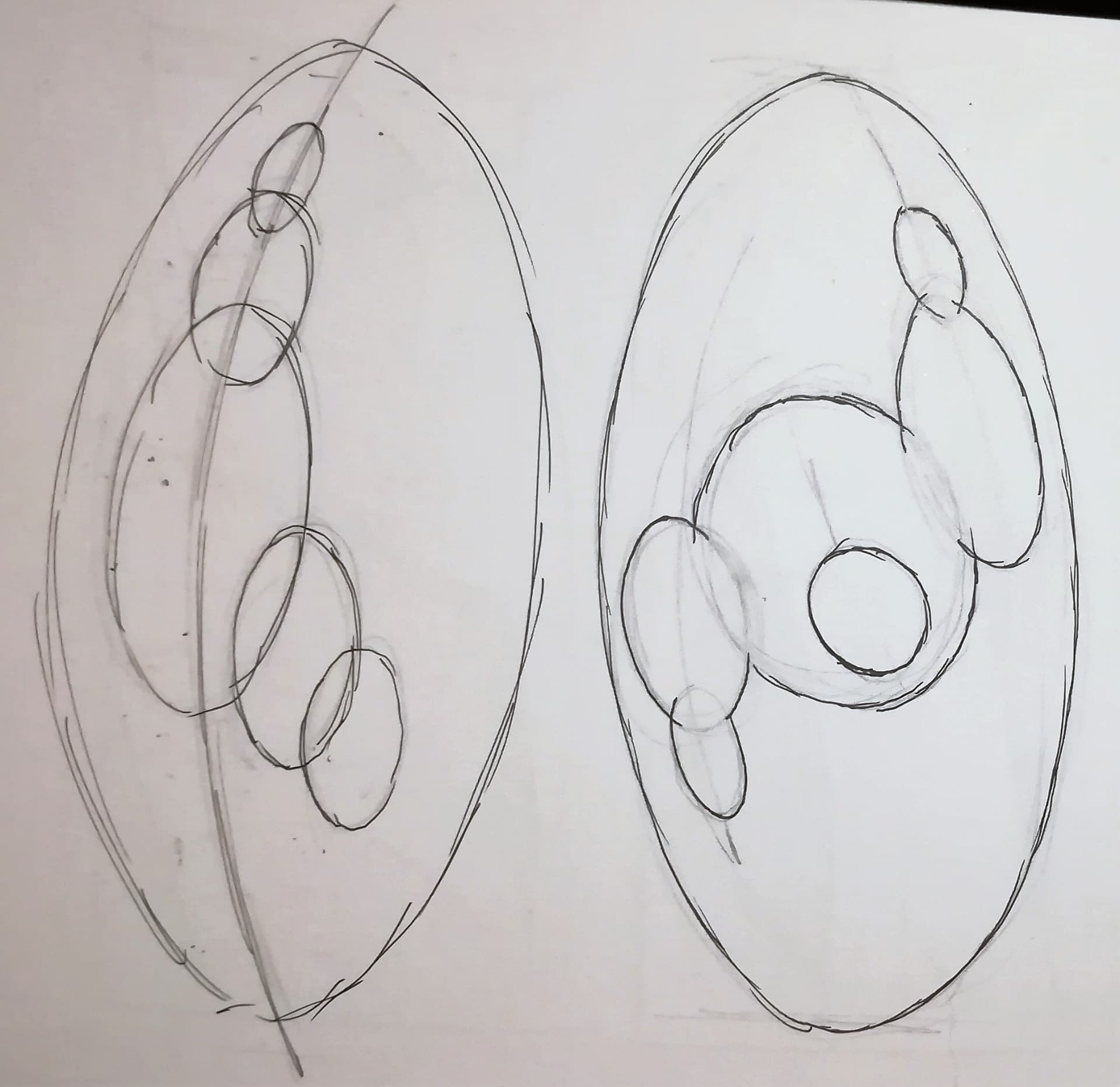 Boceto Óvalo — Exploración de la forma oval